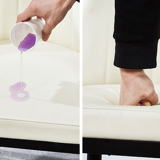 Scandinavian Indoor Armchair Metal Upholstered Parsons Back Dining Room Chair Clearhalo ' kitchen&dining_furn' 'Dining Chairs' 'Dining Tables & Seating' 'dining_chair' 'furn' 'furn_dining_chair' 'Furniture' 'furniture_dining_chair' 'Kitchen & Dining Furniture' 'kitchen' 1200x1200_93cd7eec-87a2-4713-ae2d-0929e9d68dcc