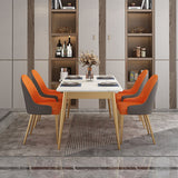 Modern Kitchen Sintered Stone Furniture of Standard Height Formal Dining¬†Room¬†Table¬†Set Clearhalo 'Dining Room Sets' 'Dining Tables & Seating' 'dining_room_set' 'furn' 'furn_dining_room_set' 'Furniture' 'furniture_dining_room_set' 'Kitchen & Dining Furniture' 'kitchen&dining_furn' 'kitchen' 1200x1200_93ce6bda-8bae-4452-ad5c-85d7eeab1ded