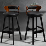Industrial Style Low Back Bar-stool Wooden Bar Stool with Wooden Legs Clearhalo 'Bar Furniture' 'Bar Stools' 'bar_stools' 'Furniture' 'furniture_bar_stools' 'Kitchen & Dining Furniture' 1200x1200_93d009e3-df04-4a9f-8fd0-c301bd6d284f