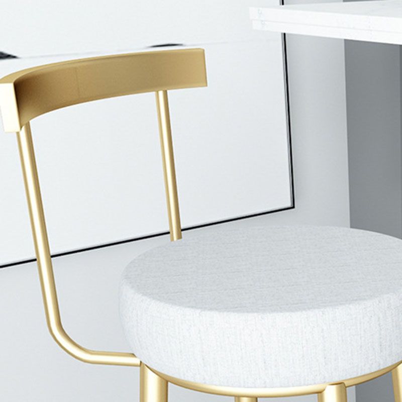 Modern Style Metal Bar Stool with Footrest and Low Back Casual Bar Stool Clearhalo 'Bar Furniture' 'Bar Stools' 'bar_stools' 'furn' 'furn_bar_stools' 'furniture_bar_stools' 'Kitchen & Dining Furniture' 'kitchen&dining_furn' 'kitchen' 'kitchen_furn' Furniture' 1200x1200_93d0555d-5492-4019-a1e8-d0ecc217023f