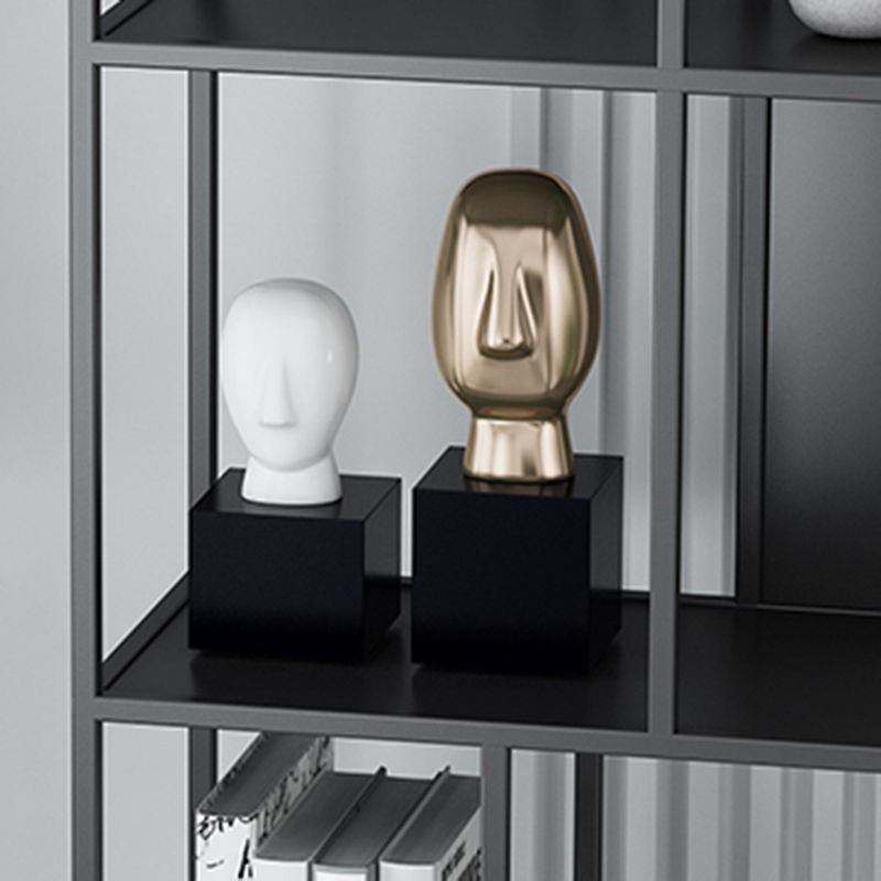 Modern Open Bookcase with Metal Rectangular Shelves for Study Room Clearhalo 'Bookcases' 'furn' 'furn_bookcases' 'Furniture' 'furniture_bookcases' 'kitchen' 'kitchen_bookcases' 'Living Room Furniture' 'Office Furniture' 1200x1200_93d3993f-8a3e-4c40-aa29-01cd249c7ede