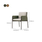 Faux Leather Dining Chair Upholstered Arm Chair with Metal Base Clearhalo 'Dining Chairs' 'Dining Tables & Seating' 'dining_chair' 'furn' 'furn_dining_chair' 'Furniture' 'Kitchen & Dining Furniture' 1200x1200_93d5f7a6-e07a-43e8-9883-3f0682ec3ee9
