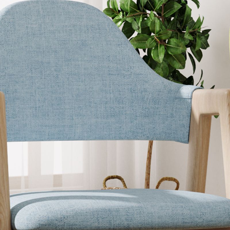 Modern Dining Arm Chairs Upholstered Open Back Armchair with Metal Legs Clearhalo ' kitchen&dining_furn' 'Dining Chairs' 'Dining Tables & Seating' 'dining_chair' 'furn' 'furn_dining_chair' 'Furniture' 'furniture_dining_chair' 'Kitchen & Dining Furniture' 'kitchen' 1200x1200_93d6802d-3421-4e91-8be0-56b4038218a2