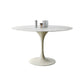 Contemporary Style Dinette Table Round Stone Furniture with Tulip Base Clearhalo ' dining_table' 'Dining Tables & Seating' 'Dining Tables' 'furn' 'furn_dining_table' 'Furniture' 'furniture_dining_table' 'Kitchen & Dining Furniture' 'kitchen&dining_furn' 'kitchen' 'kitchen_dining_table' 1200x1200_93d68df6-efe0-4caa-b23b-6592ed79cb87