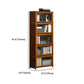 Modern Brown Book Shelf Bamboo Bedroom Shelf Bookcase with Cabinets Clearhalo 'Bookcases' 'furn' 'furn_bookcases' 'Furniture' 'Office Furniture' 1200x1200_93d68fe7-d6a3-4ce3-a20f-c14dcc71ba9f