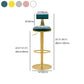 Contemporary Metal Bar and Counter Stool Low Back Stool with Pedestal Base in Gold Clearhalo 'Bar Furniture' 'Bar Stools' 'bar_stools' 'furn' 'furn_bar_stools' 'Furniture' 'furniture_bar_stools' 'Kitchen & Dining Furniture' 1200x1200_93d6bf3c-ddc9-4d14-b7ef-49962c8e4c0b