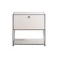 Sidebordo in acciaio inossidabile in stile moderno Sideboard bianca per soggiorno