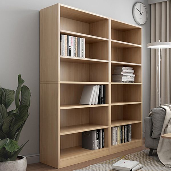 Closed Back Modern Style Bookshelf Wood Bookcase for Office Use Clearhalo 'Bookcases' 'furn' 'furn_bookcases' 'Furniture' 'Office Furniture' 1200x1200_93d8b0ed-fe03-4fdd-9af3-749e0e36f42c