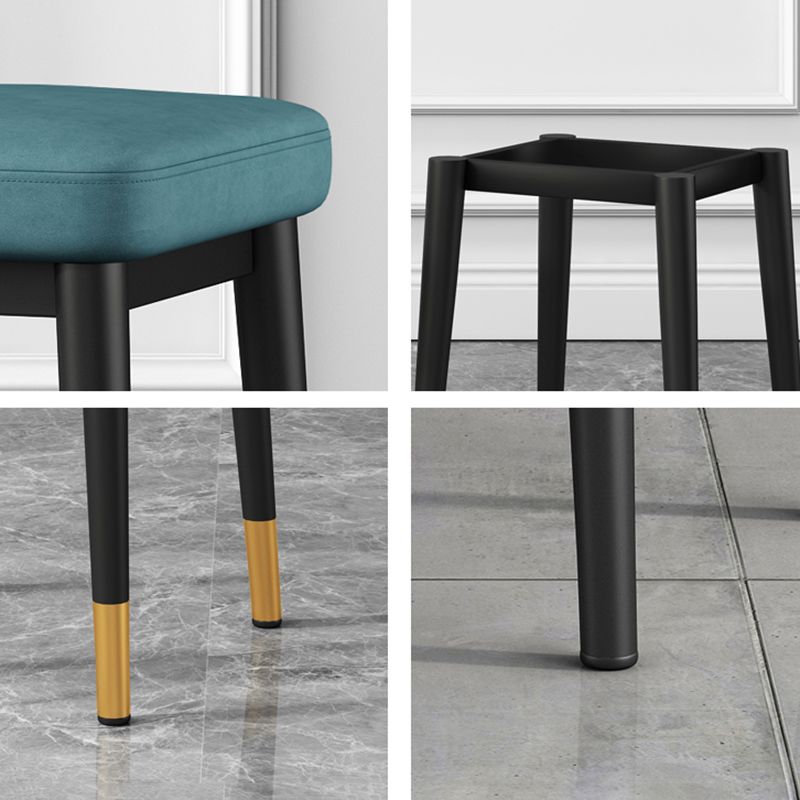 Square Ottoman Solid Color Upholstered Metal Frame Fabric Standard Ottoman Clearhalo 'furn' 'furn_ottomans_poufs' 'Furniture' 'Living Room Furniture' 'Ottomans & Poufs' 'ottomans_poufs' 1200x1200_93d9506a-0ab3-4ee2-adef-eb2000c9f424