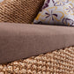 Modern Style Living Room Chaise Rolled Arms Upholstered Chaise Lounge with Rattan Base Clearhalo 'Chairs & Seating' 'Chaise Lounge' 'chaise_lounge' 'furn' 'furn_chaise_lounge' 'Furniture' 'Living Room Furniture' 1200x1200_93d98563-9562-486e-86ee-72654ef937d4