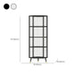 Industrial Curio Cabinet Metal Glass Doors Storage Cabinet with Legs for Living Room Clearhalo 'Display & China Cabinets' 'display_china_cabinets' 'furn' 'furn_display_china_cabinets' 'Furniture' 'Kitchen & Dining Furniture' 1200x1200_93da75f2-39e5-4b32-88c4-c688b34a7522