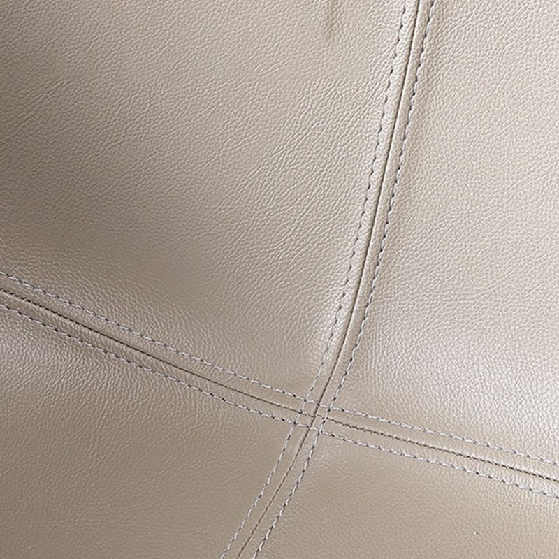 Contemporary Sloped Arm Chair Leather Curved Parsons Arm Chair for Brasserie Clearhalo ' kitchen&dining_furn' 'Dining Chairs' 'Dining Tables & Seating' 'dining_chair' 'furn' 'furn_dining_chair' 'Furniture' 'furniture_dining_chair' 'Kitchen & Dining Furniture' 'kitchen' 1200x1200_93da9120-fd78-4e0b-8e69-2f49281a7b03