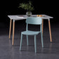 Contemporary Style Plastic Dining Chairs Open Back Dining Side Chairs for Kitchen Clearhalo ' kitchen&dining_furn' 'Dining Chairs' 'Dining Tables & Seating' 'dining_chair' 'furn' 'furn_dining_chair' 'Furniture' 'furniture_dining_chair' 'Kitchen & Dining Furniture' 'kitchen' 1200x1200_93dc6e65-c21f-4a0c-adc2-f7b8652eb8a8