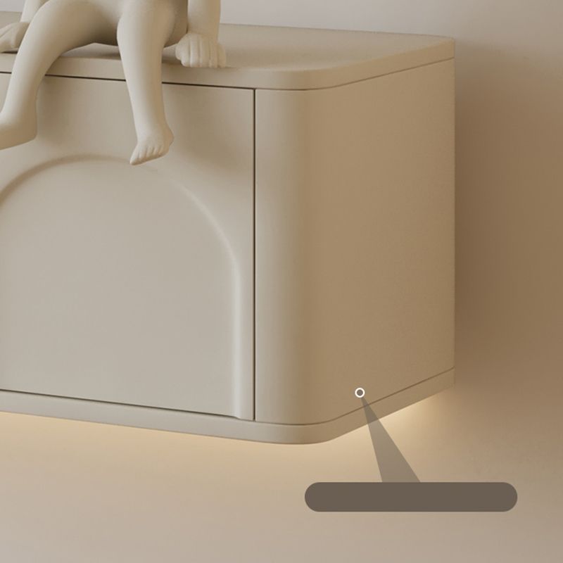 Contemporary TV Console White Floating Faux Wood Media Console with Drawers Clearhalo 'furn' 'furn_tv_stands_entertainment_centers' 'Furniture' 'Living Room Furniture' 'TV Stands & Entertainment Centers' 'TV Stands & Media Storage Furniture' 'tv_stands_entertainment_centers' 1200x1200_93df2237-a3ec-478e-bc69-18d8f41bf4d9