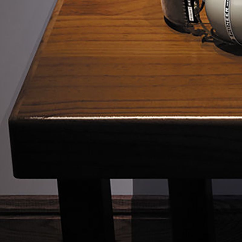 Scrivania da gioco contemporanea per ufficio 30 "h rettangolare scrivania in grigio/marrone