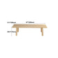Rectangle Dining Table Solid Wood Dining Table with 4 Legs for Kitchen