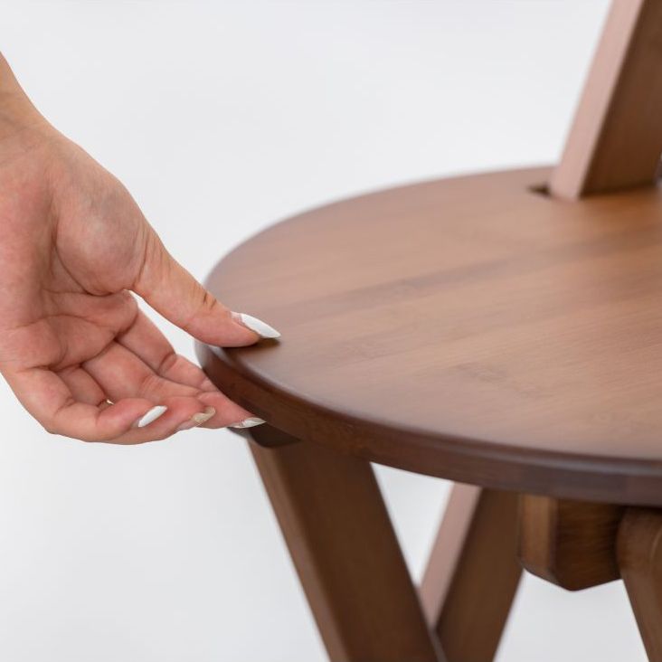 Modern Armless Foldable Counter Stool Wood Household Bar Stool with Pedal Clearhalo 'Bar Furniture' 'Bar Stools' 'bar_stools' 'furn' 'furn_bar_stools' 'furniture_bar_stools' 'Kitchen & Dining Furniture' 'kitchen&dining_furn' 'kitchen' 'kitchen_furn' Furniture' 1200x1200_93e19962-4f90-4c4c-8684-1d50e9050486