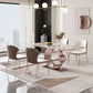 Luxurious Sintered Stone Top Dining Set Rectangle 1/4/5/7/9 Pieces Dining Room Table Set Clearhalo 'Dining Room Sets' 'Dining Tables & Seating' 'dining_room_set' 'furn' 'furn_dining_room_set' 'Furniture' 'Kitchen & Dining Furniture' 1200x1200_93e3ded8-1860-4fde-9867-8660edfbbc66