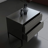 Stocker Storage Modern Accent Table table de chevet antique Finishing Litching Stringand