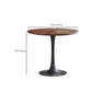 Round Dining Table Set 1/3 Pcs Solid Wood Top Dining Table and Arm Chairs