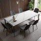 Industrial Sintered Stone Table 4 Legs Aviation Aluminum Base Rectangle Table for Home Clearhalo ' dining_table' 'Dining Tables & Seating' 'Dining Tables' 'furn' 'furn_dining_table' 'Furniture' 'furniture_dining_table' 'Kitchen & Dining Furniture' 'kitchen&dining_furn' 'kitchen' 'kitchen_dining_table' 1200x1200_93ea8d4e-ed42-4756-a6aa-8ab8cfd5710f
