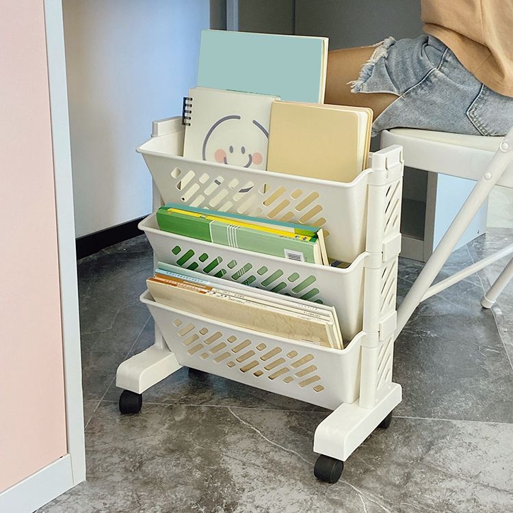 Libreria acrilica in stile chiuso in stile contemporaneo per la sala da studio