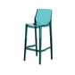 Industrial Bar Stool Acrylic Backrest Counter Stool for Living Room