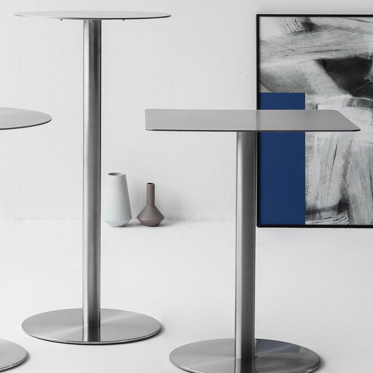 Stainless Steel Industrial Dining Table Tulip Base Dining Table for Home Use Clearhalo ' dining_table' 'Dining Tables & Seating' 'Dining Tables' 'furn' 'furn_dining_table' 'Furniture' 'furniture_dining_table' 'Kitchen & Dining Furniture' 'kitchen&dining_furn' 'kitchen' 'kitchen_dining_table' 1200x1200_93ed8172-ac7f-417b-8422-04e9a13f92b4