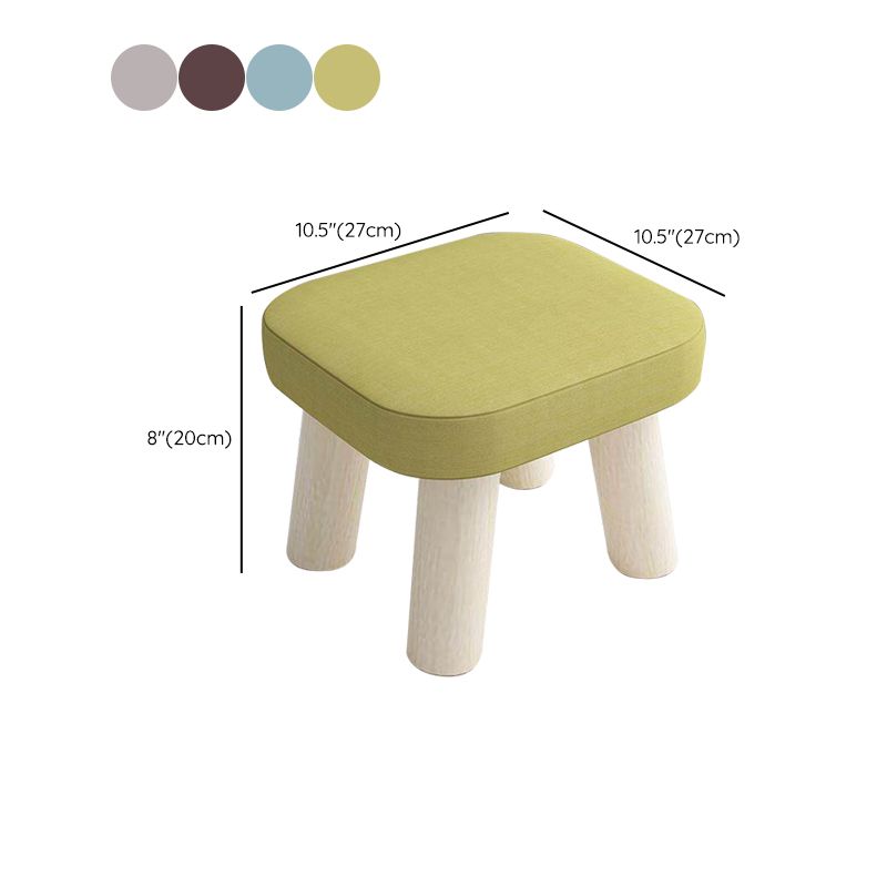 Modern Wooden Standard Trea Resistant Solid Color Indoor Standard Clearhalo 'furn' 'furn_ottomans_poufs' 'Furniture' 'Living Room Furniture' 'Ottomans & Poufs' 'ottomans_poufs' 1200x1200_93ef1ebf-0747-4e3b-8f75-d6dcb8e40a7f