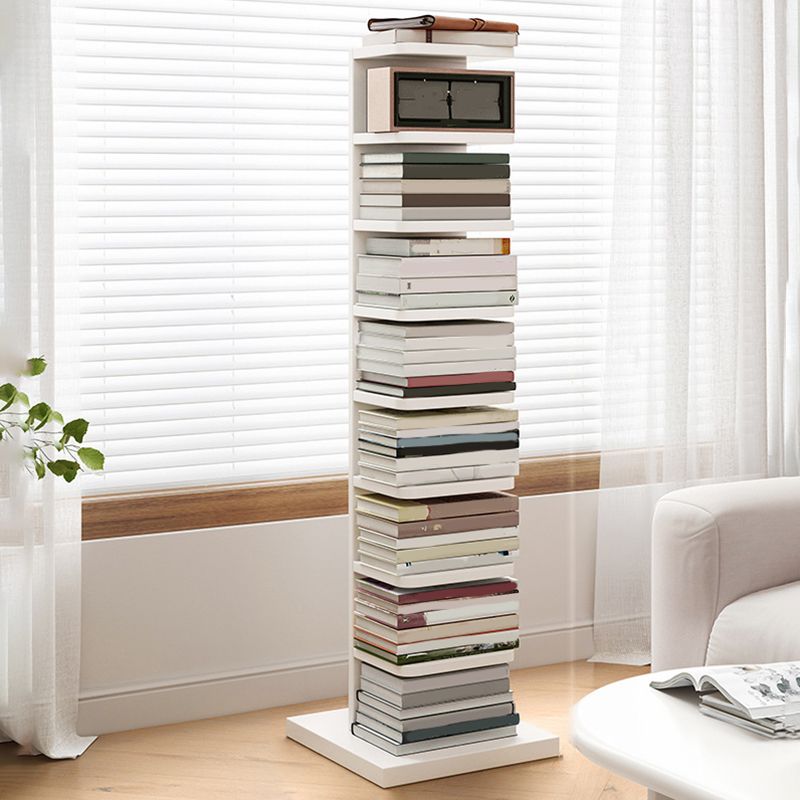 Moderne geometrische boekplank met rechthoekige planken houten boekenkast