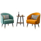 Barrel Accent Chair 25.59" L x 25.59" W x 31.10" H Basic Four Leg Barrel Chair Clearhalo 'Accent Chairs' 'accent_chairs' 'Chairs & Seating' 'furn' 'furn_accent_chairs' 'Furniture' 'Living Room Furniture' 1200x1200_93efc845-ae3d-497b-93b2-351c0990eae2