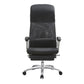 Fauteuil contemporain à bras fixes, mécanisme d'inclinaison, chaise de bureau noire