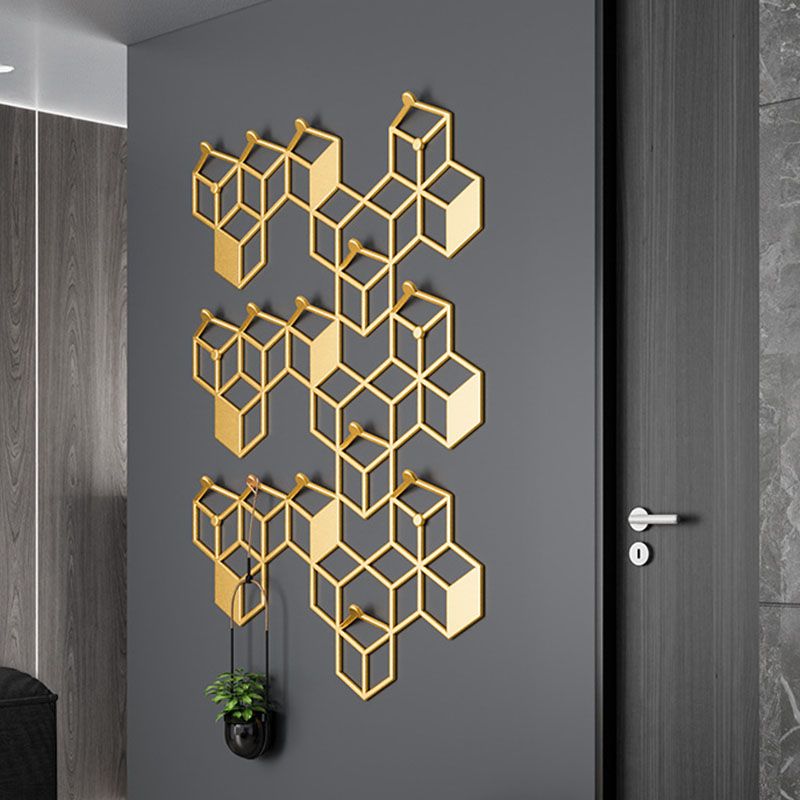 Metal Coat Rack Modern Minimalist Home Wall Hanging Coat Rack Clearhalo 'Entry & Mudroom Furniture' 'furn' 'furn_hall_tree_coat_racks' 'Furniture' 'Hall Trees & Coat Racks' 'hall_tree_coat_racks' 1200x1200_93f1bd60-19f3-435e-b6f3-3d4c13dfb759