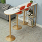 Modern Free Form Bar Dining Table Metal and Stone Bar Table for Living Room Clearhalo 'Bar Furniture' 'Bar Tables' 'bar_tables' 'furn' 'furn_bar_tables' 'Furniture' 'Kitchen & Dining Furniture' 1200x1200_93f31e41-1bed-4809-a441-88d9a0c0f8fa
