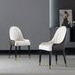 Solid Back Arm Side Chair Scandinavian Design Leather Dining Side Chair Clearhalo 'Dining Chairs' 'Dining Tables & Seating' 'dining_chair' 'furn' 'furn_dining_chair' 'Furniture' 'Kitchen & Dining Furniture' 1200x1200_93f63864-9b80-4b05-84f0-6338db1d5fe7