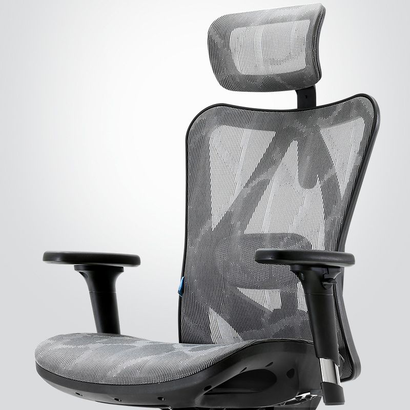 25"W silla de escritorio tapizada AirGrid respirable del sillón contemporáneo
