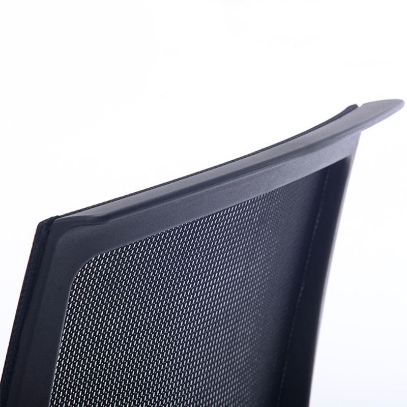 Modern Fixed Arms Office Chair Lumbar Support No Wheels Office Chair Clearhalo 'furn' 'furn_office_chair' 'Furniture' 'Office Chairs' 'Office Furniture' 'office_chair' 1200x1200_93f6c97a-53d7-4784-9bfc-34dff3d2aaba