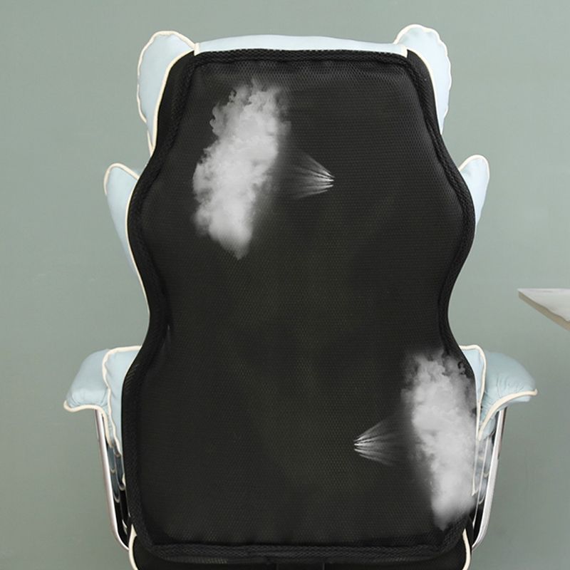 Silla de juego moderna para el hogar de cuero de cuero silla de acuñación con ruedas