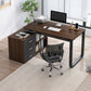 Corner Contemporary Writing Desk Manufactured Wood Desk with Drawer Clearhalo 'Furniture' 'furniture_office_desk' 'Office Desks' 'Office Furniture' 'office_desk' 1200x1200_93f878b7-e3bc-47b6-9ad9-4609c2a96ed2