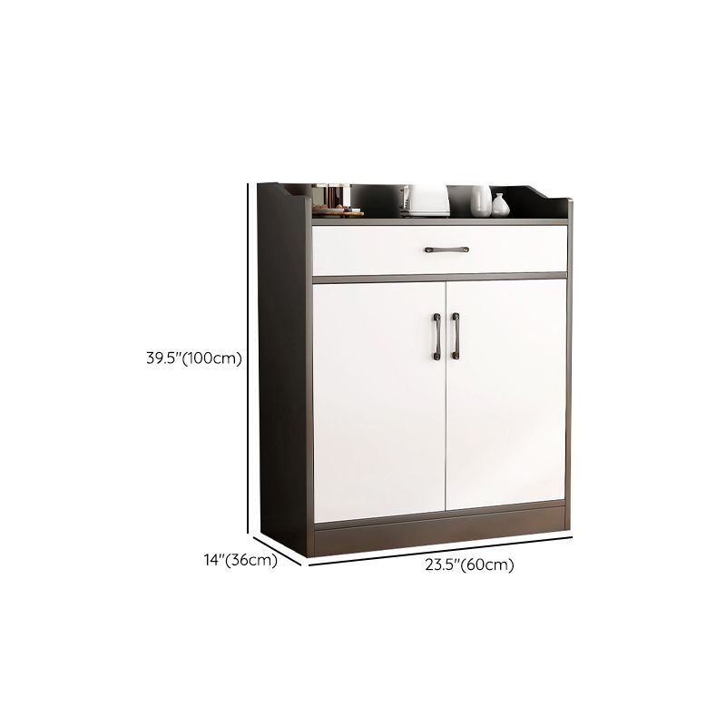 Server da pranzo in stile moderno ingegnerizzato in legno con cassetti