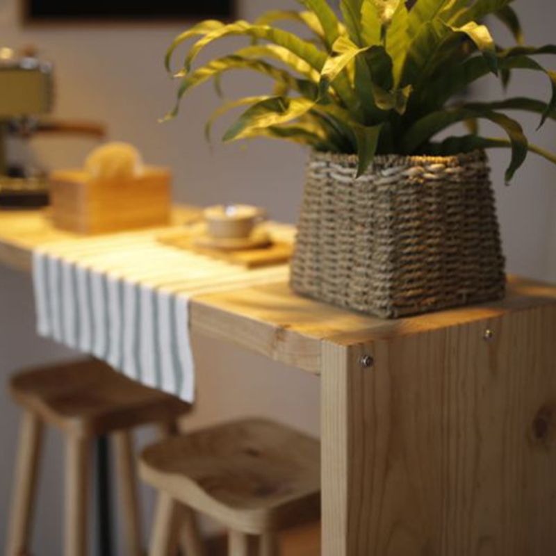 Modern Bar-height Table Solid Wood Top Bistro Pub Table for Dining Room Clearhalo 'Bar Furniture' 'Bar Tables' 'bar_tables' 'furn' 'furn_bar_tables' 'Furniture' 'Kitchen & Dining Furniture' 1200x1200_93fa9bcd-26cd-4bfb-b588-642fc0c6202f