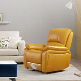 Moderne recliner stoel USB -ladingpoort vaste kleur Standaardrecliner