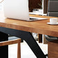 Industrial Natural Rectangular Executive Desk Home Office Desk with Metal Legs Clearhalo 'furn' 'furn_office_desk' 'Furniture' 'Office Desks' 'Office Furniture' 'office_desk' 1200x1200_93fdd9da-d84a-4dfd-861e-ff5cac633fc5