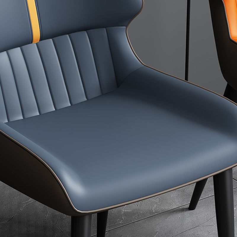 Dining Room Upholstered Side Chair Home Faux Leather Dining Chair Clearhalo 'Dining Chairs' 'Dining Tables & Seating' 'dining_chair' 'furn' 'furn_dining_chair' 'Furniture' 'Kitchen & Dining Furniture' 1200x1200_93ff114b-614e-41c2-b8e1-1e0034a37e17