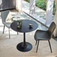 Simplicity Round Dining Table Sintered Stone Table with Black Tulip Base Clearhalo ' dining_table' 'Dining Tables & Seating' 'Dining Tables' 'furn' 'furn_dining_table' 'Furniture' 'furniture_dining_table' 'Kitchen & Dining Furniture' 'kitchen&dining_furn' 'kitchen' 'kitchen_dining_table' 1200x1200_9401d97e-46b7-4796-bf9a-961a87255592