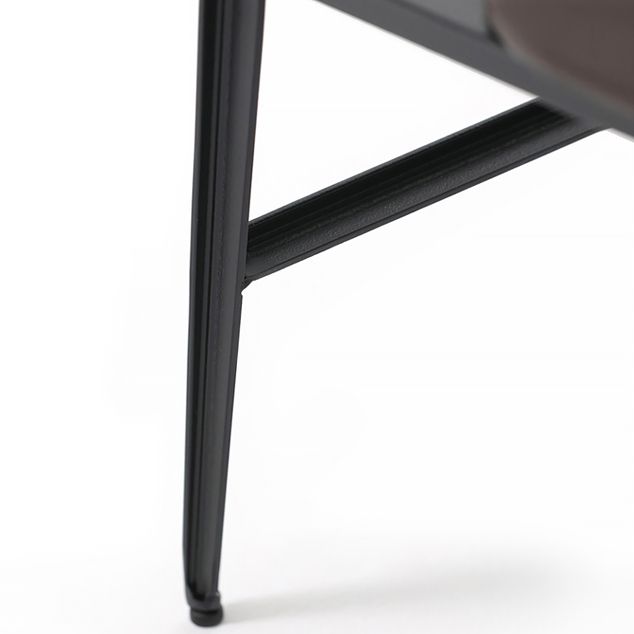 Eigentijdse zijstoel metalen open rug eetkamerstoel voor thuis