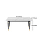 Modern 1/4/5/7 Pieces Dining Set Rectangle Stone Top Legs Dinette Set in White Clearhalo 'Dining Room Sets' 'Dining Tables & Seating' 'dining_room_set' 'furn' 'furn_dining_room_set' 'Furniture' 'Kitchen & Dining Furniture' 1200x1200_9409ad87-2675-47d8-b8fc-5b002d52fbbd