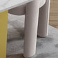 Modern Style Upholstered Dining Chair Open Back Dining Arm Chair for Home