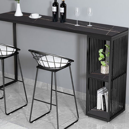 Contemporary Style Dining Bar Counter Table Rectangle Table for Kitchen Clearhalo 'Bar Furniture' 'Bar Tables' 'bar_tables' 'Furniture' 'furniture_bar_tables' 'Kitchen & Dining Furniture' 1200x1200_940b7465-6d95-4336-b6a1-68ba85946f84