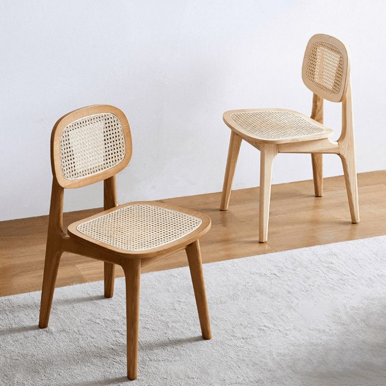 Modern Style Wood Chair Open Back Dining Side Chair for Dining Room 17"x15.7"x32" Clearhalo 'Dining Chairs' 'Dining Tables & Seating' 'dining_chair' 'furn' 'furn_dining_chair' 'Furniture' 'furniture_dining_chair' 'Kitchen & Dining Furniture' 1200x1200_940ce968-11ad-42ed-8e90-86cb455b0f5d